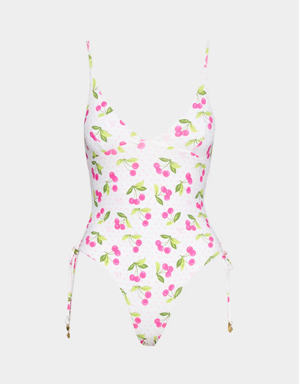 JUICY CHERRY ONE PIECE SWIMSUIT PINK MULTI sold by Betsey Johnson product image thumbnail 2