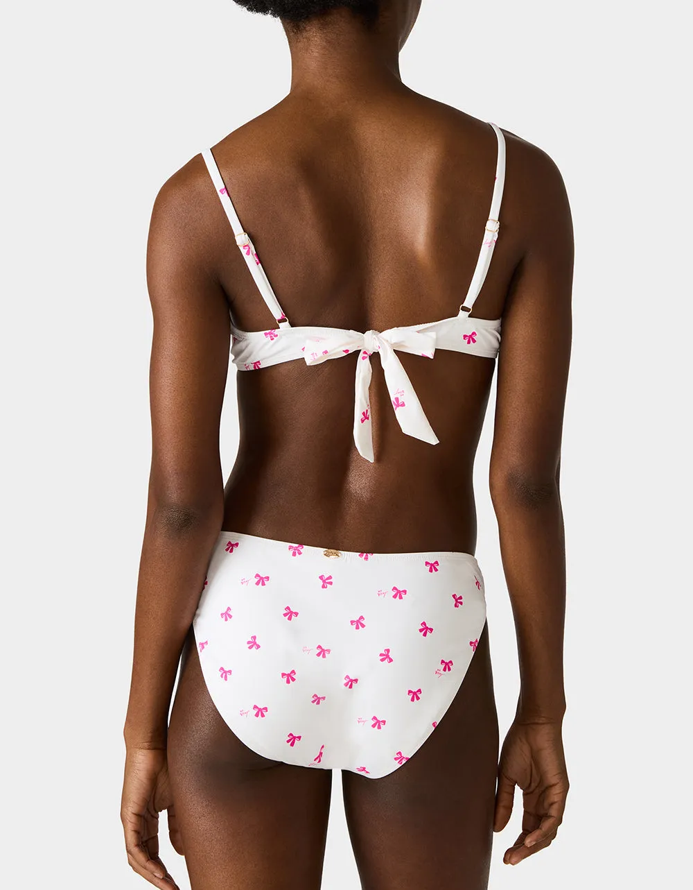 MINI BOWS BIKINI SET WHITE sold by Betsey Johnson product image thumbnail 3