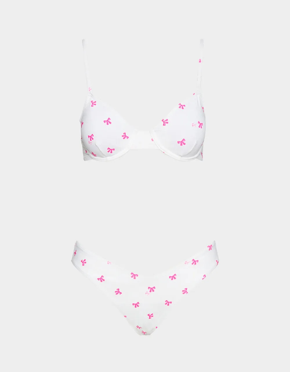MINI BOWS BIKINI SET WHITE sold by Betsey Johnson product image thumbnail 2