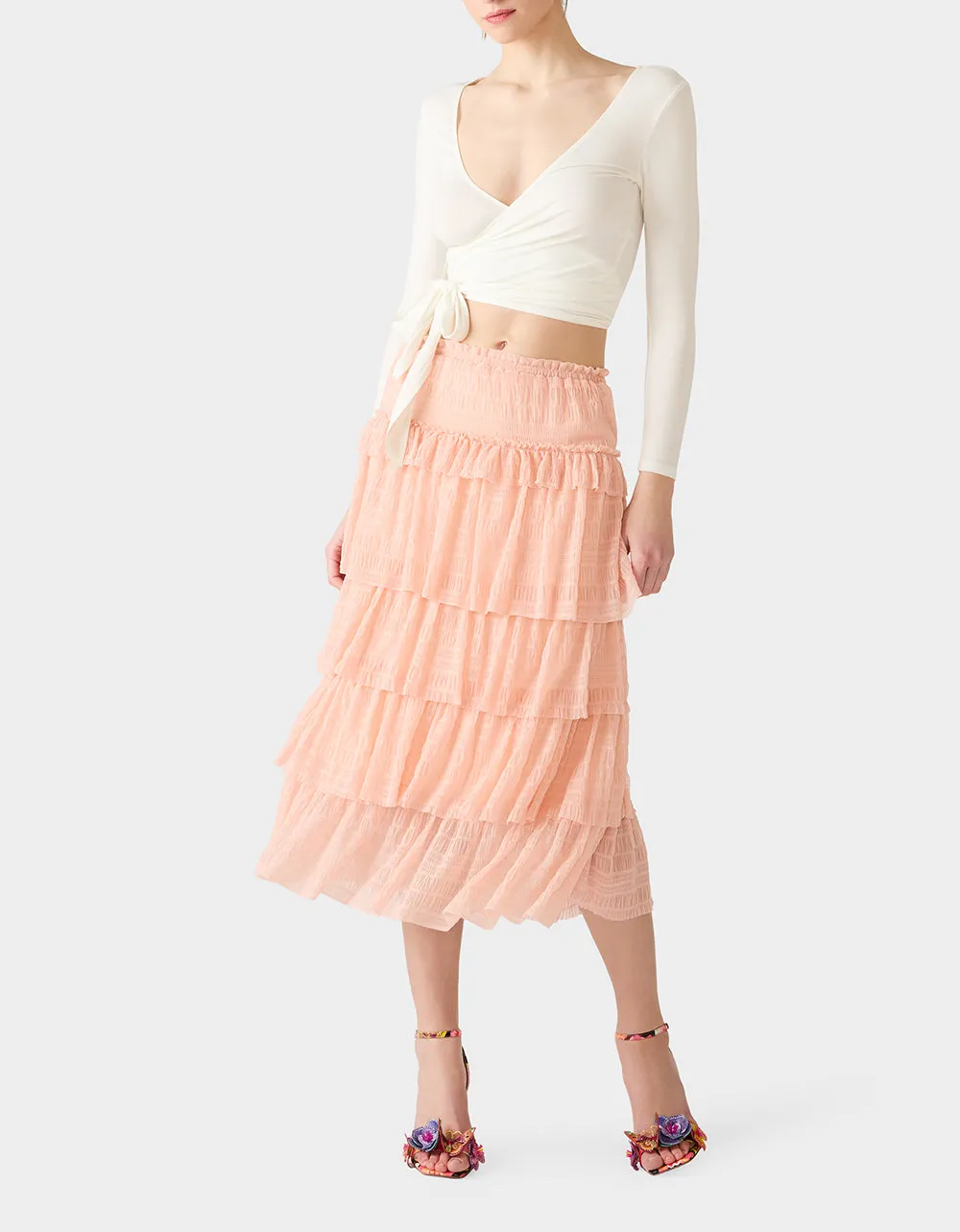 PINK DREAM SKIRT BLUSH sold by Betsey Johnson product image thumbnail 4