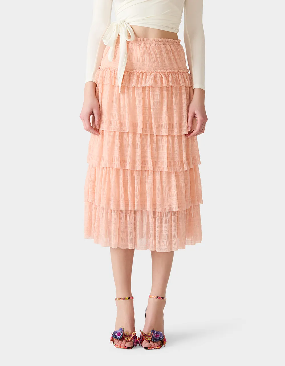 PINK DREAM SKIRT BLUSH sold by Betsey Johnson product image thumbnail 5