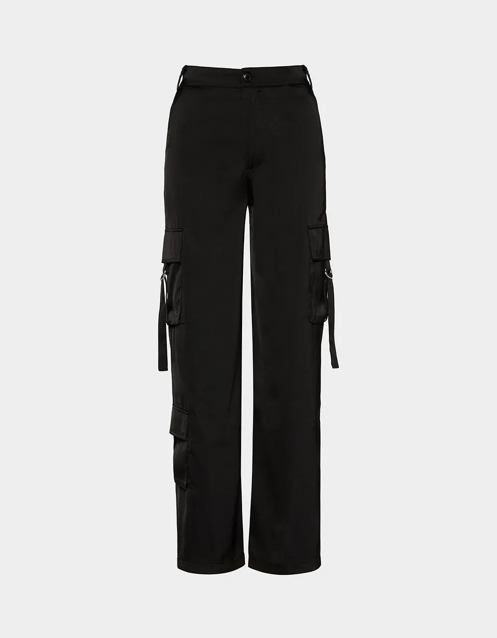 SILK UTILITY PANTS BLACK sold by Betsey Johnson product image thumbnail 2