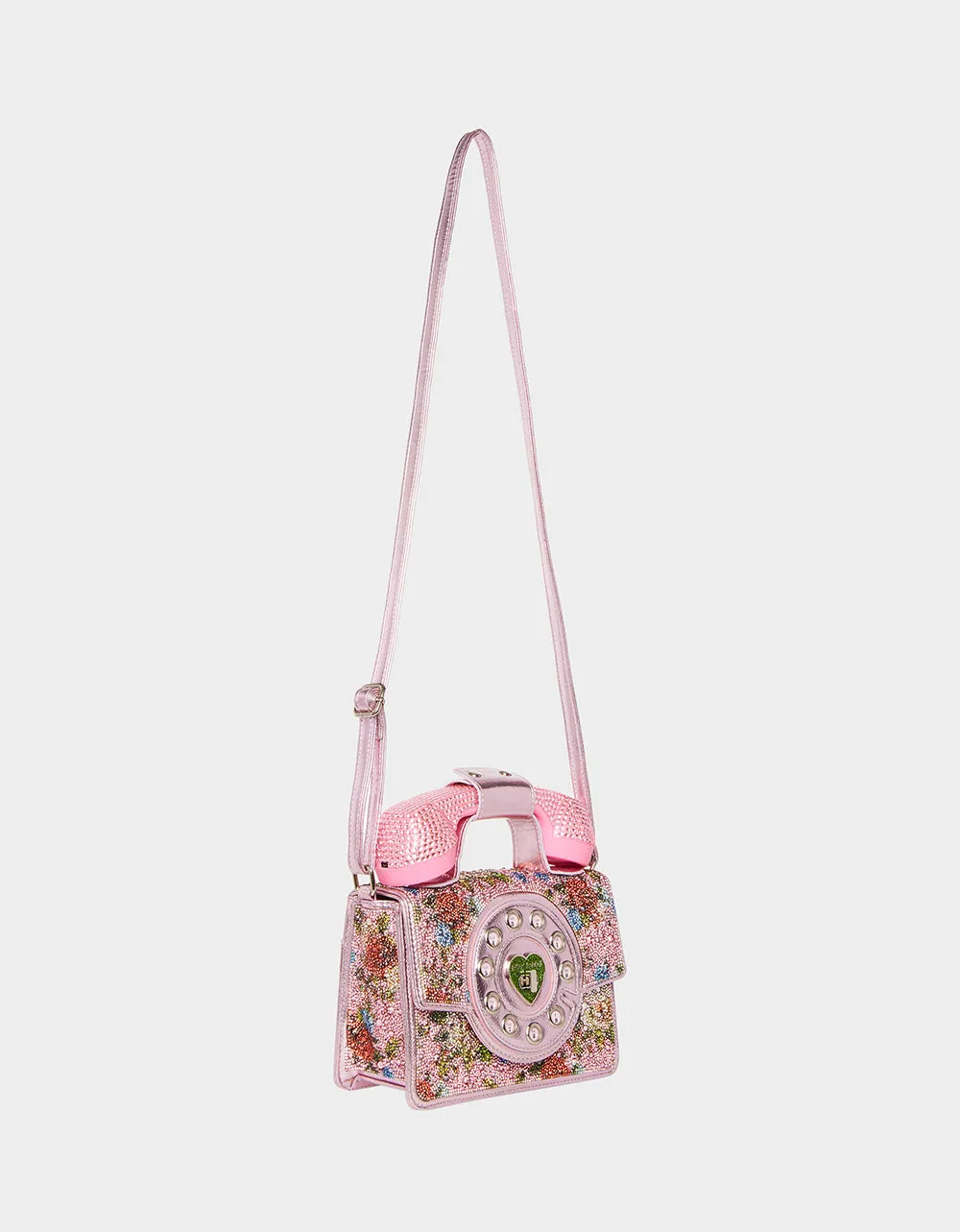 KITSCH GIMME A RING PHONE BAG PINK | RE:LUV sold by Betsey Johnson product image thumbnail 4