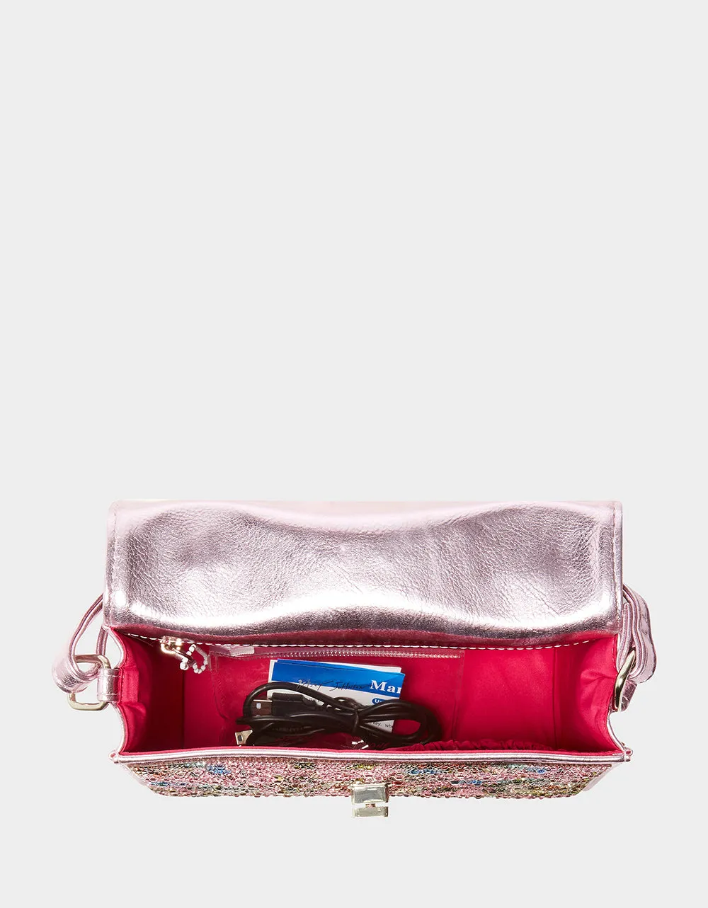 KITSCH GIMME A RING PHONE BAG PINK | RE:LUV sold by Betsey Johnson product image thumbnail 5