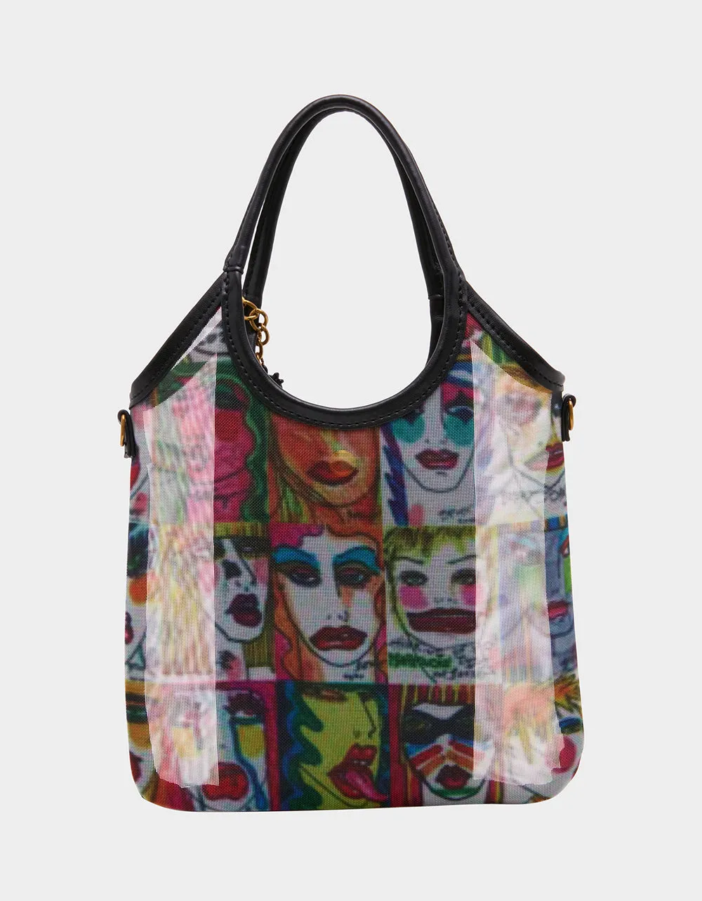 FACES MINI MESH BAG MULTI sold by Betsey Johnson product image thumbnail 3