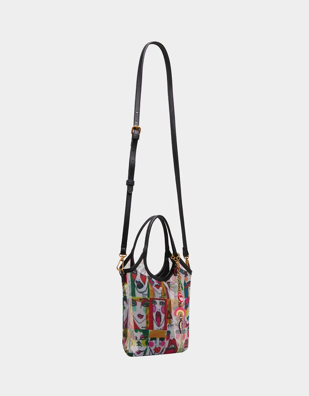 FACES MINI MESH BAG MULTI sold by Betsey Johnson product image thumbnail 2