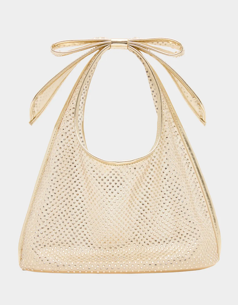 BOW MINI MESH TOTE GOLD sold by Betsey Johnson product image thumbnail 5