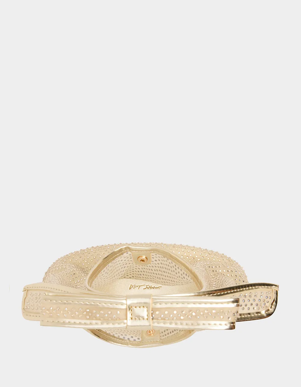 BOW MINI MESH TOTE GOLD sold by Betsey Johnson product image thumbnail 4