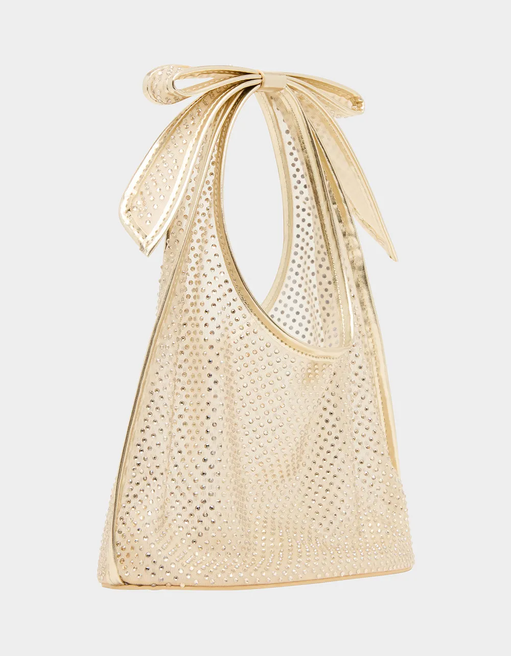 BOW MINI MESH TOTE GOLD sold by Betsey Johnson product image thumbnail 2
