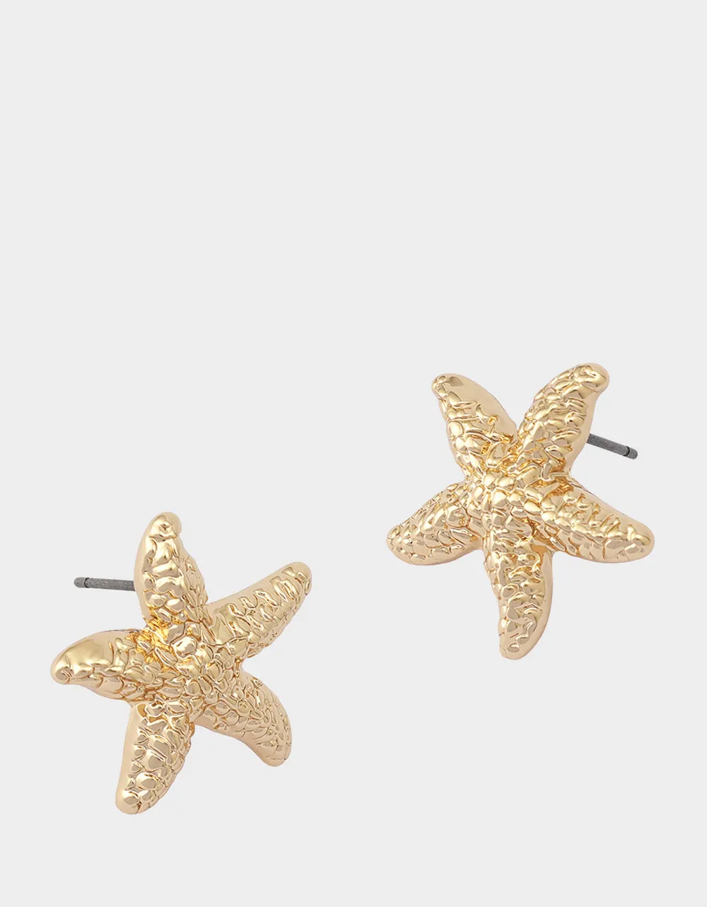STARFISH STUD EARRINGS GOLD sold by Betsey Johnson product image thumbnail 2