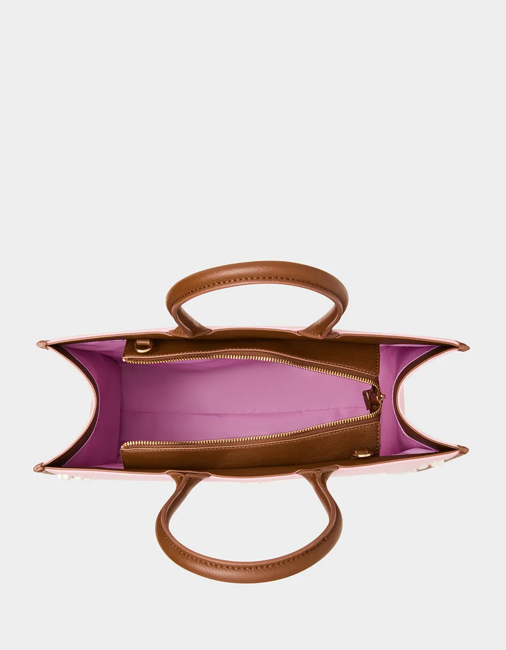 WANNA HUDDLE TOTE PINK sold by Betsey Johnson product image thumbnail 4