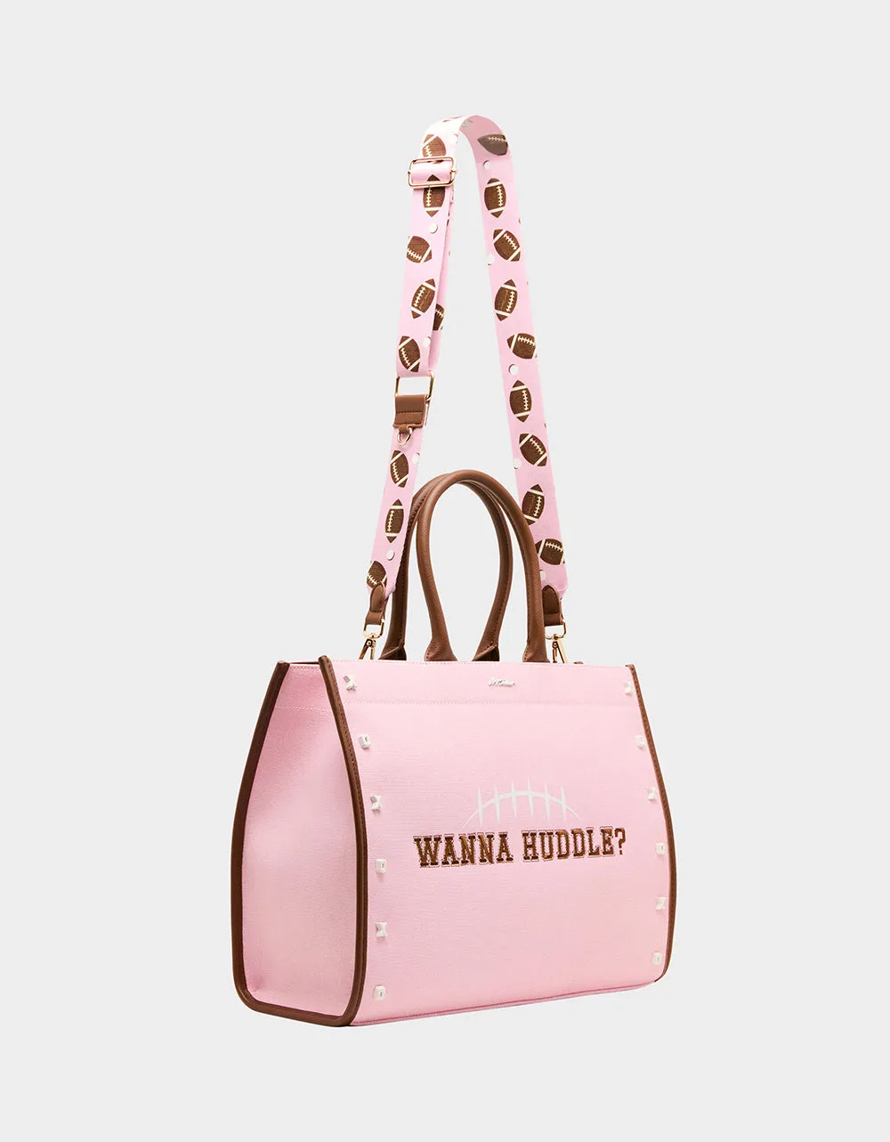 WANNA HUDDLE TOTE PINK sold by Betsey Johnson product image thumbnail 2