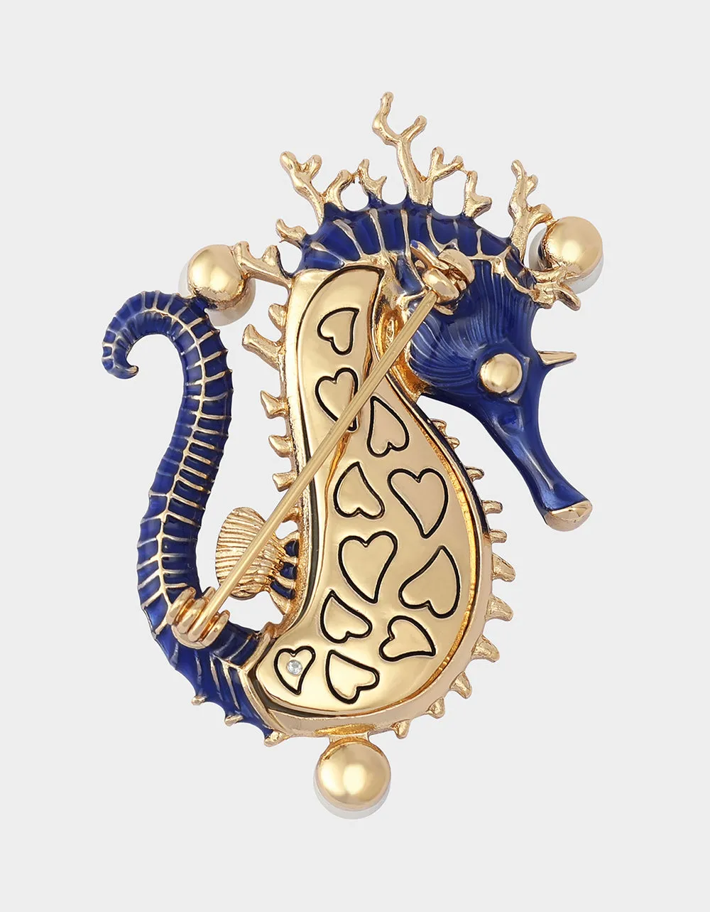 SEAHORSE BROOCH BLUE sold by Betsey Johnson product image thumbnail 3