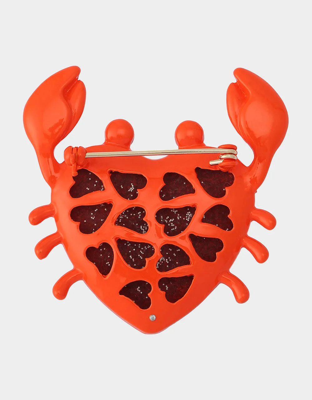 CRAB BROOCH RED sold by Betsey Johnson product image thumbnail 3