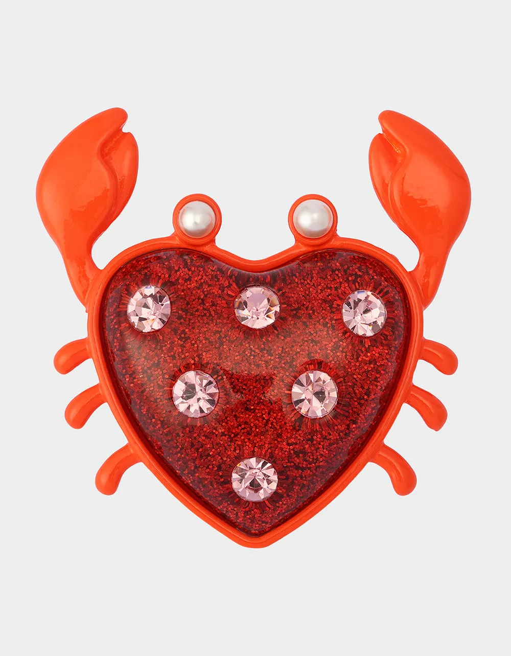 CRAB BROOCH RED sold by Betsey Johnson