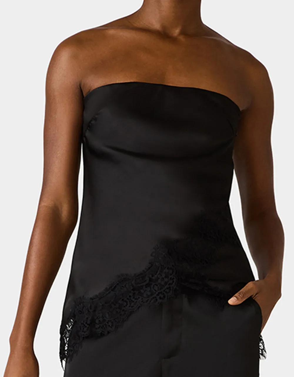 LACE AFFAIR TOP BLACK sold by Betsey Johnson