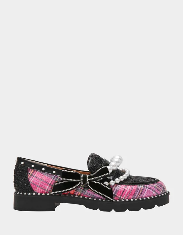 SHILOH PLAID MULTI made by Betsey Johnson