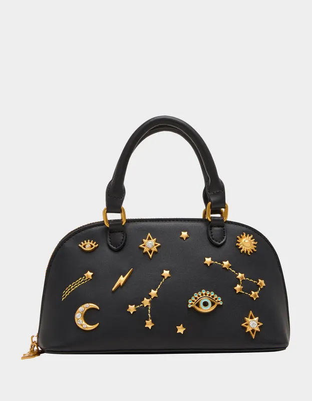 CELESTIAL MINI DOME BLACK made by Betsey Johnson