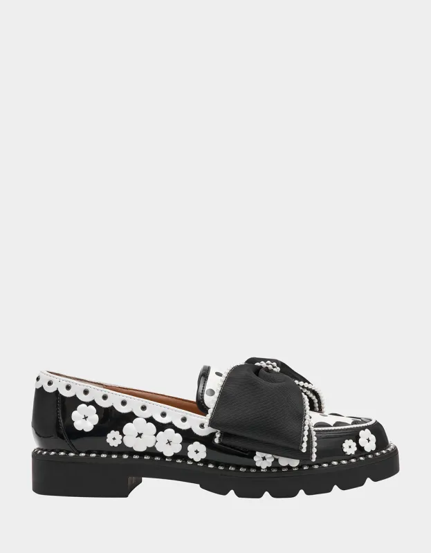 HURLEY BLACK/WHITE FLOWER made by Betsey Johnson