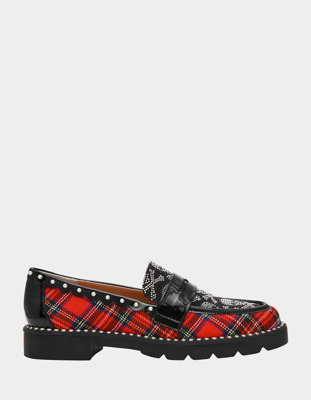 OLLY RED PLAID sold by Betsey Johnson