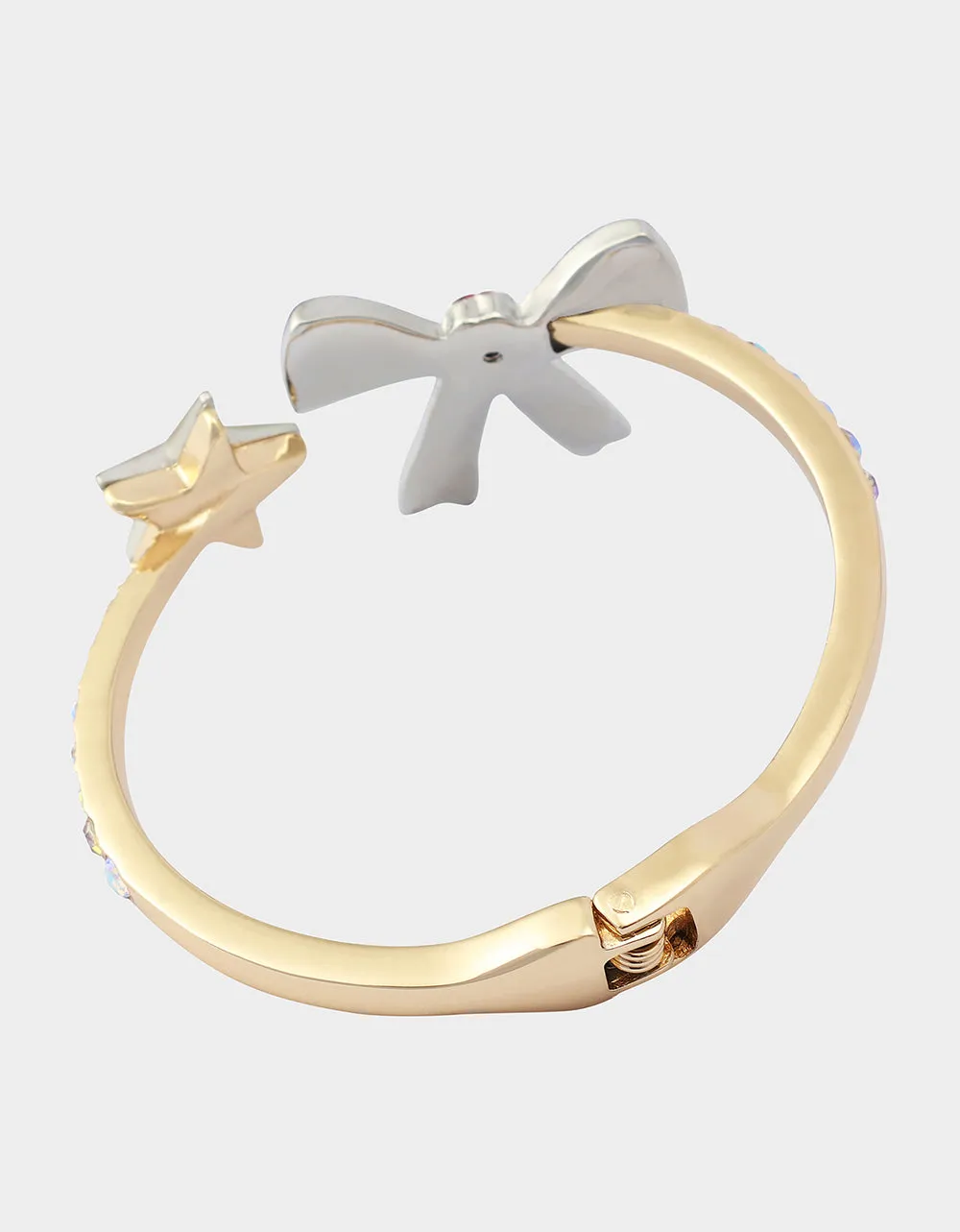 AMERICANA BOW HINGE BRACELET BLUE sold by Betsey Johnson product image thumbnail 5