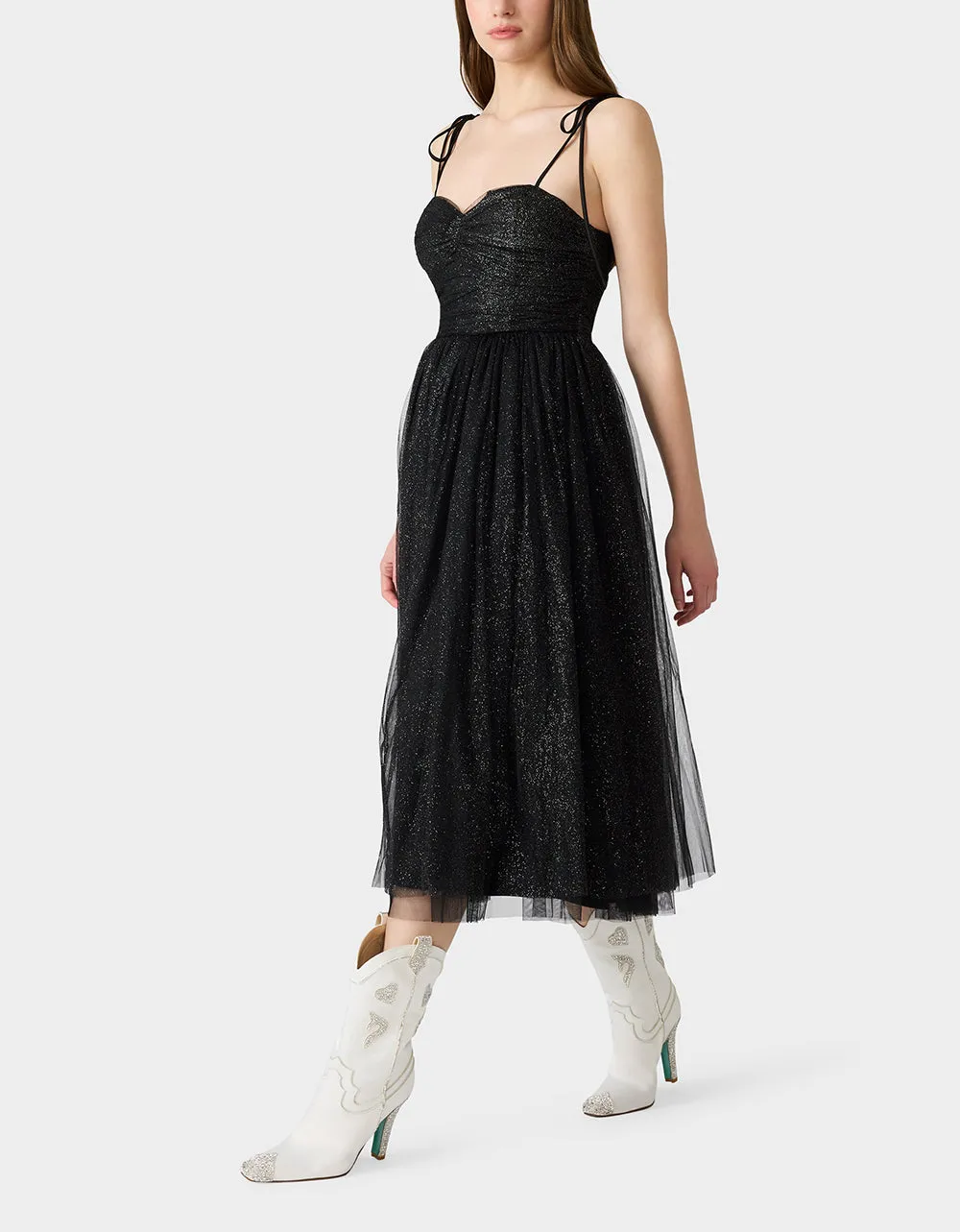 GLITTER TULLE MULTI BLACK sold by Betsey Johnson product image thumbnail 3