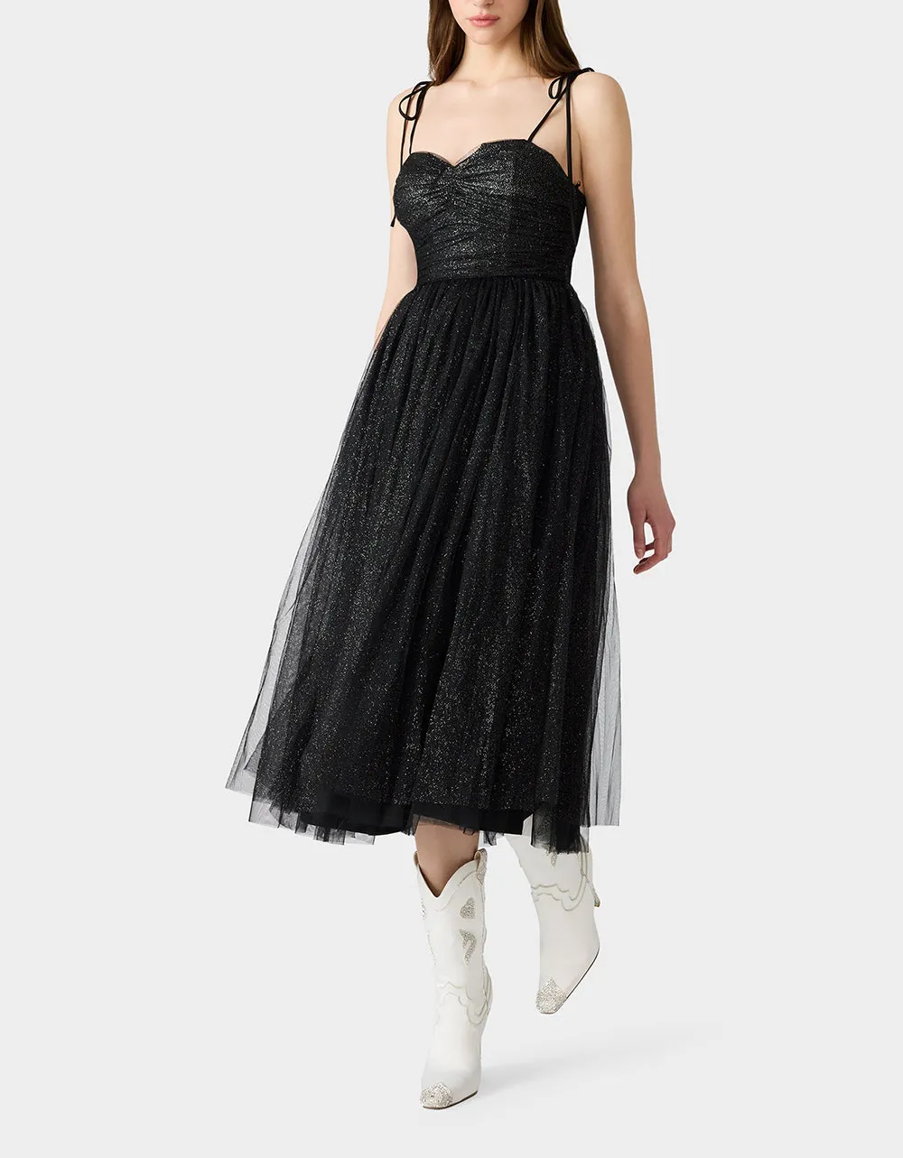 GLITTER TULLE MULTI BLACK sold by Betsey Johnson product image thumbnail 2