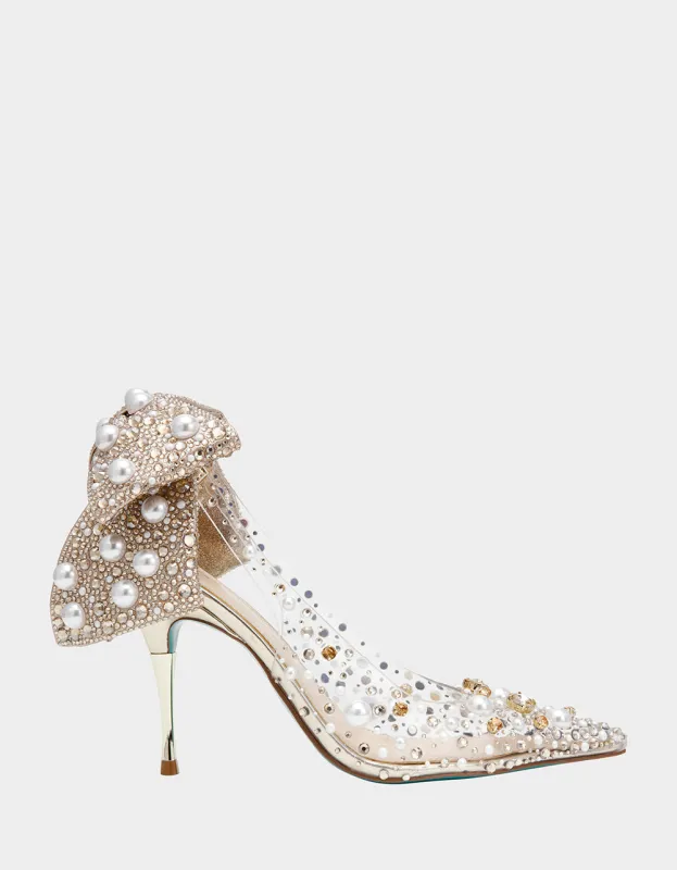ESMY LIGHT GOLD made by Betsey Johnson