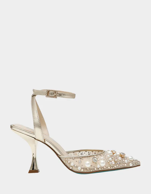 LIVV LIGHT GOLD made by Betsey Johnson