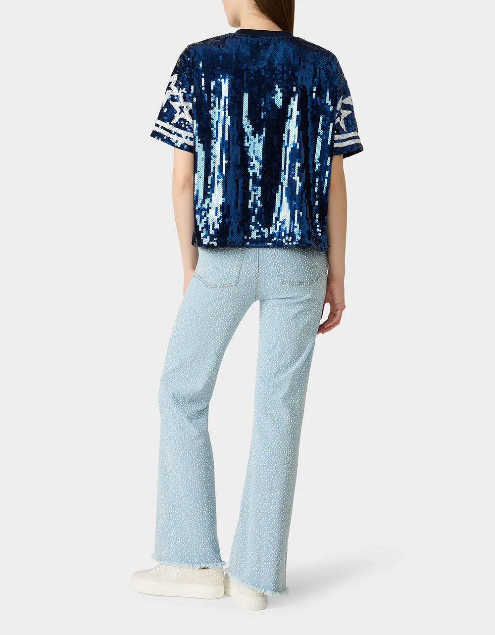 GAME DAY JERSEY BLUE sold by Betsey Johnson product image thumbnail 4