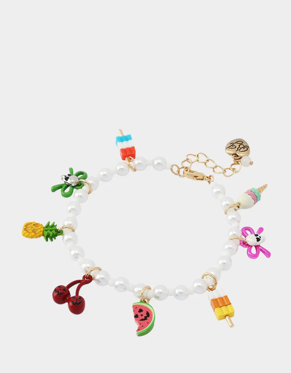 SUMMERWEEN CHARM FLEX BRACELET PEARL sold by Betsey Johnson product image thumbnail 2