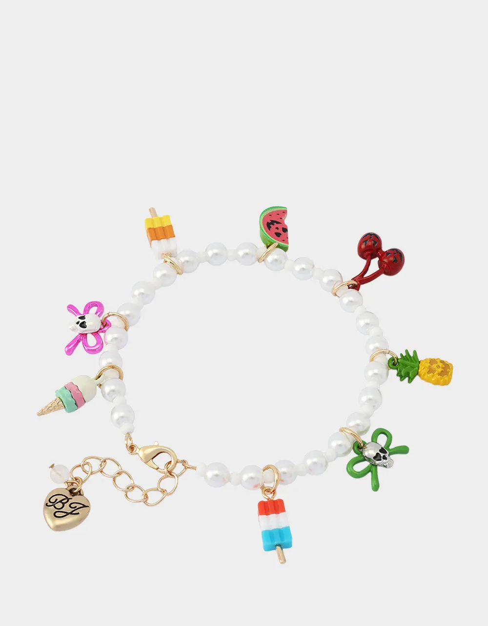SUMMERWEEN CHARM FLEX BRACELET PEARL sold by Betsey Johnson product image thumbnail 3