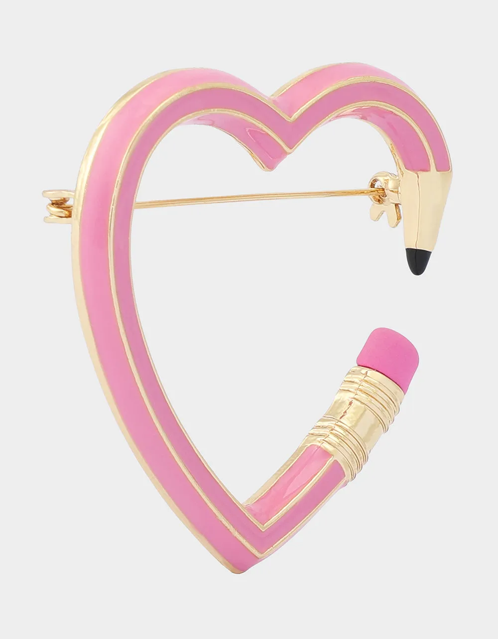 HEART PENCIL BROOCH PINK sold by Betsey Johnson product image thumbnail 2