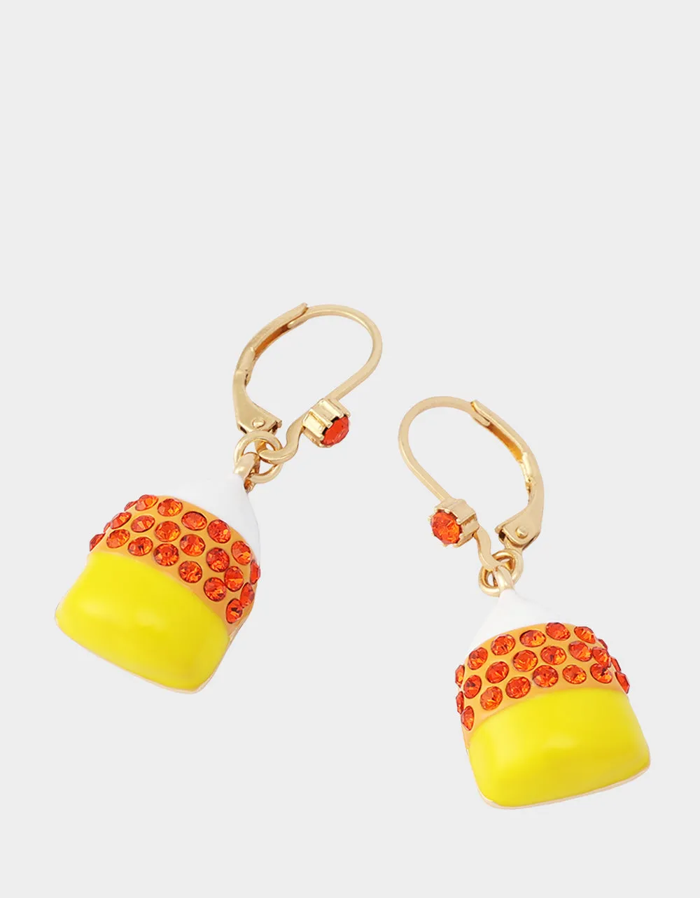 CANDY CORN LEVERBACK EARRING ORANGE sold by Betsey Johnson product image thumbnail 2