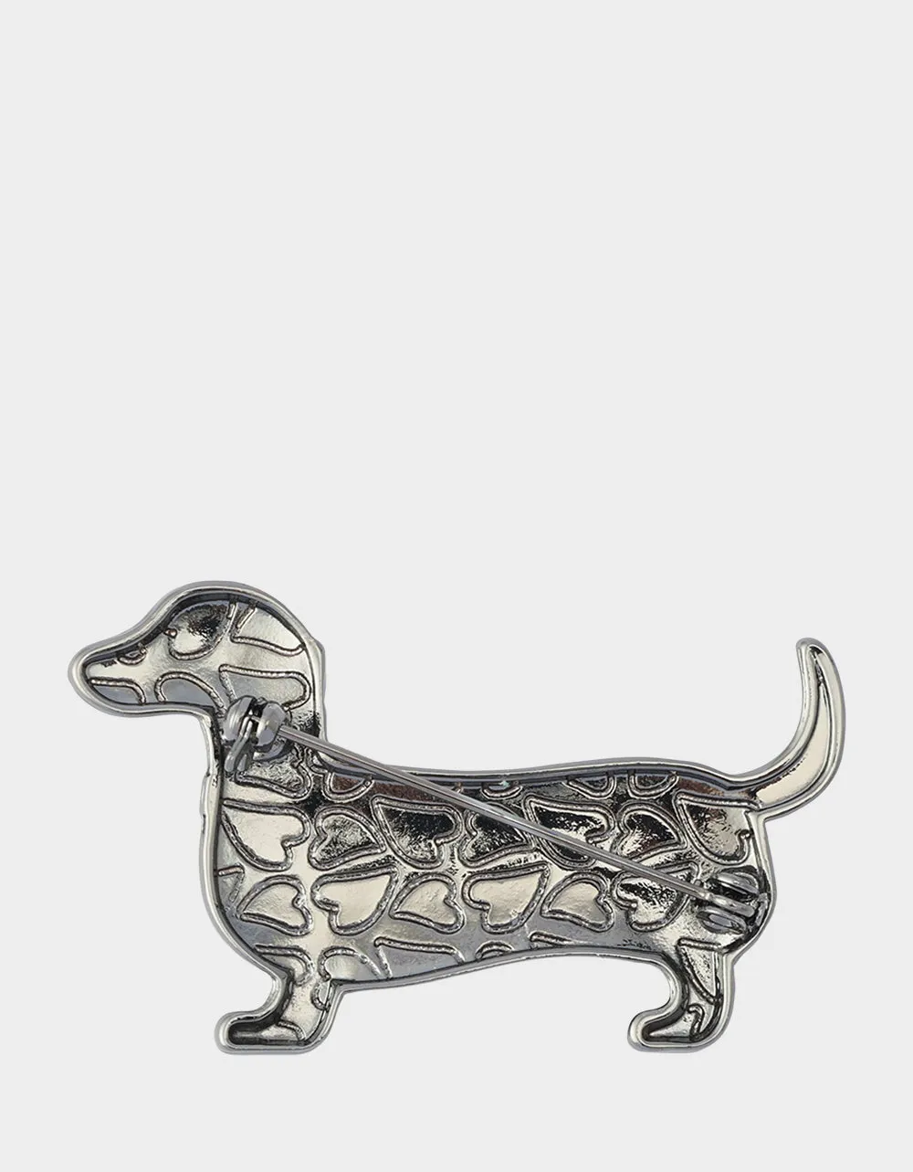 SKELETON DACHSHUND BROOCH SILVER sold by Betsey Johnson product image thumbnail 4