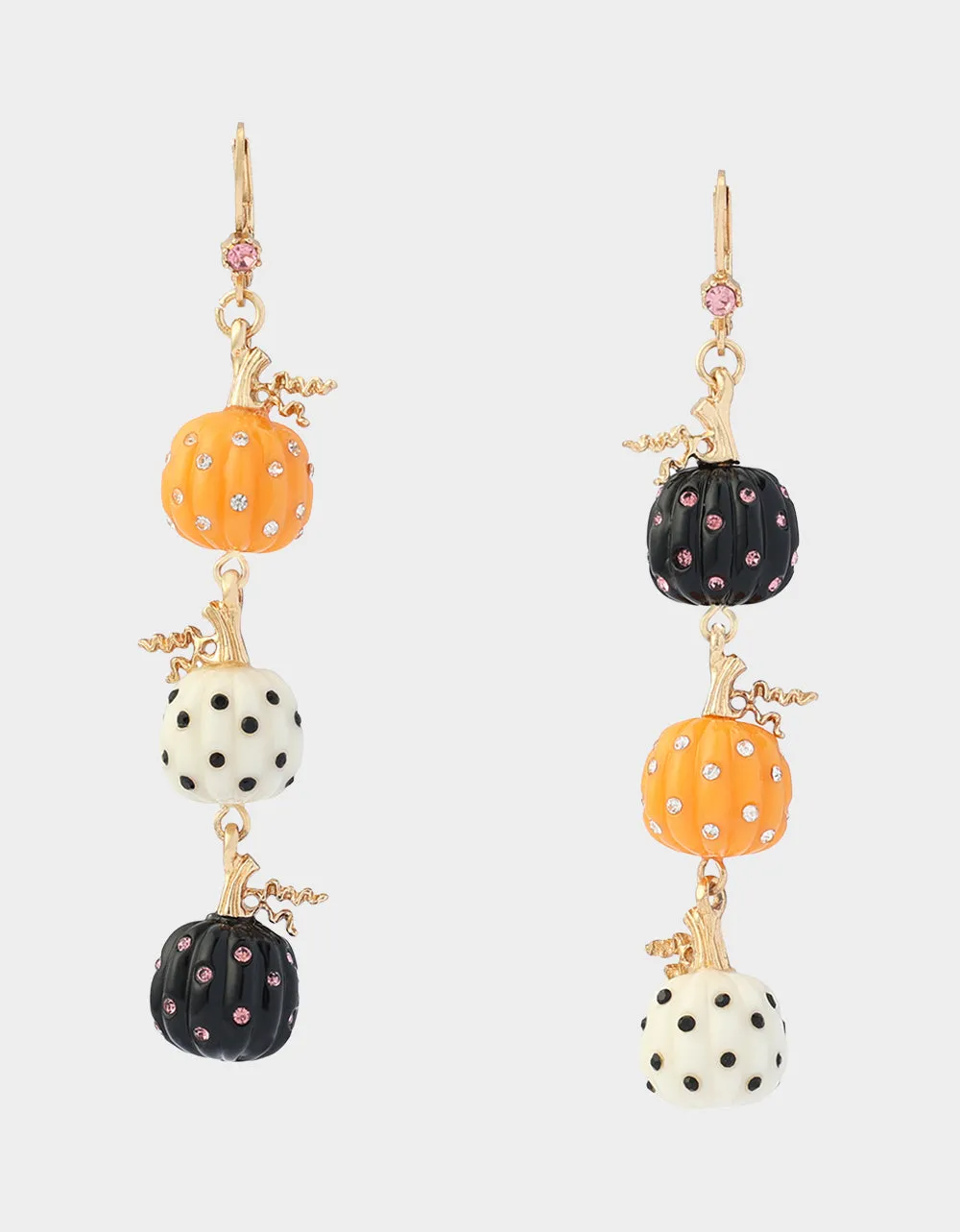 PUMPKIN LINEAR EARRING MULTI sold by Betsey Johnson