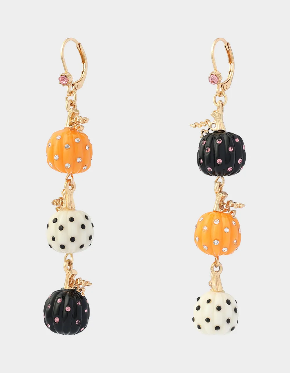 PUMPKIN LINEAR EARRING MULTI sold by Betsey Johnson product image thumbnail 2