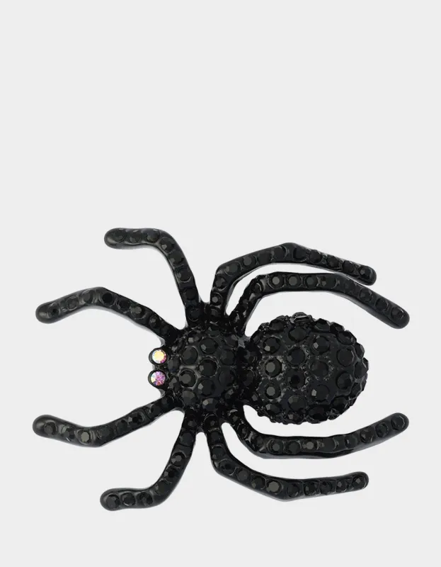 SPIDER BROOCH BLACK made by Betsey Johnson
