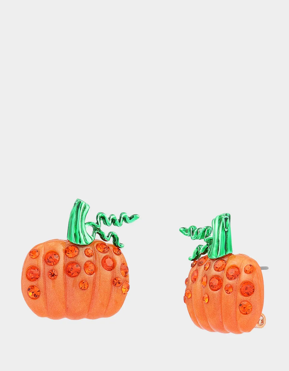 PUMPKIN STUD EARRING ORANGE sold by Betsey Johnson