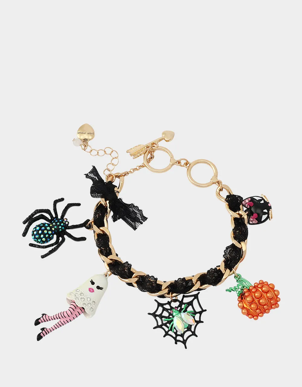 BOOJEE CHARM TOGGLE BRACELET MULTI sold by Betsey Johnson