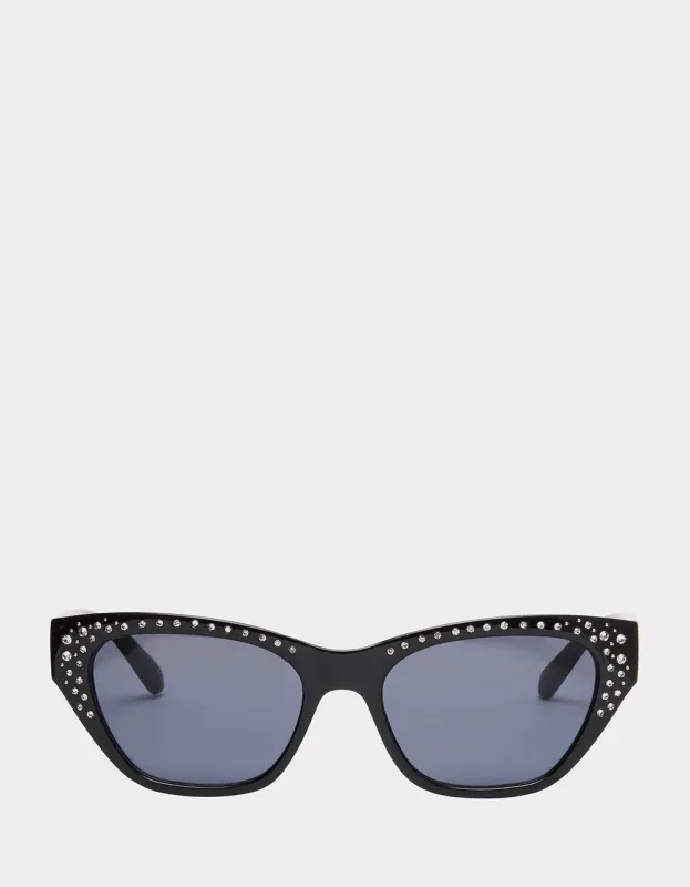 ROCKSTAR STUD SUNNIES BLACK made by Betsey Johnson