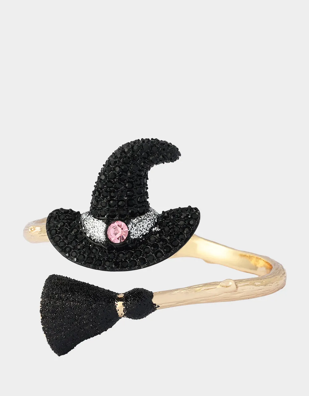 WITCH HAT HINGE BANGLE PINK sold by Betsey Johnson
