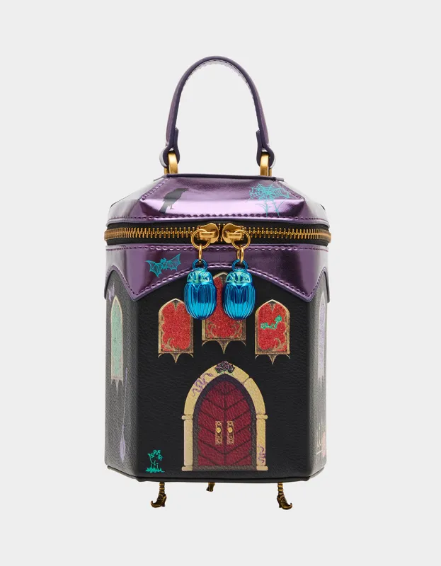 KITSCH SMALL HAUNTED CASTLE BLACK/MULTI made by Betsey Johnson