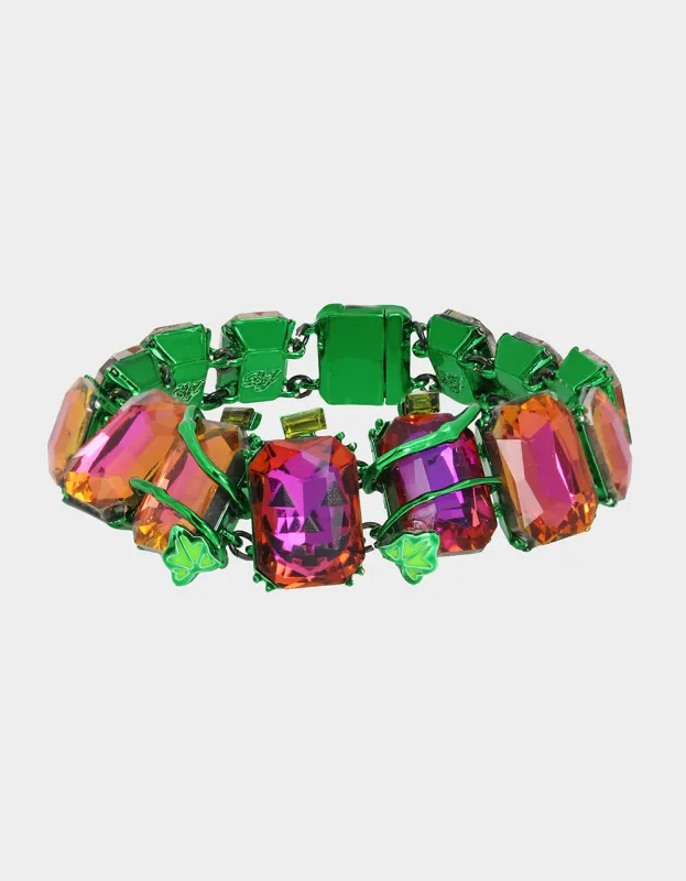 RICH WITCH PUMPKIN FLEX BRACELET ORANGE made by Betsey Johnson