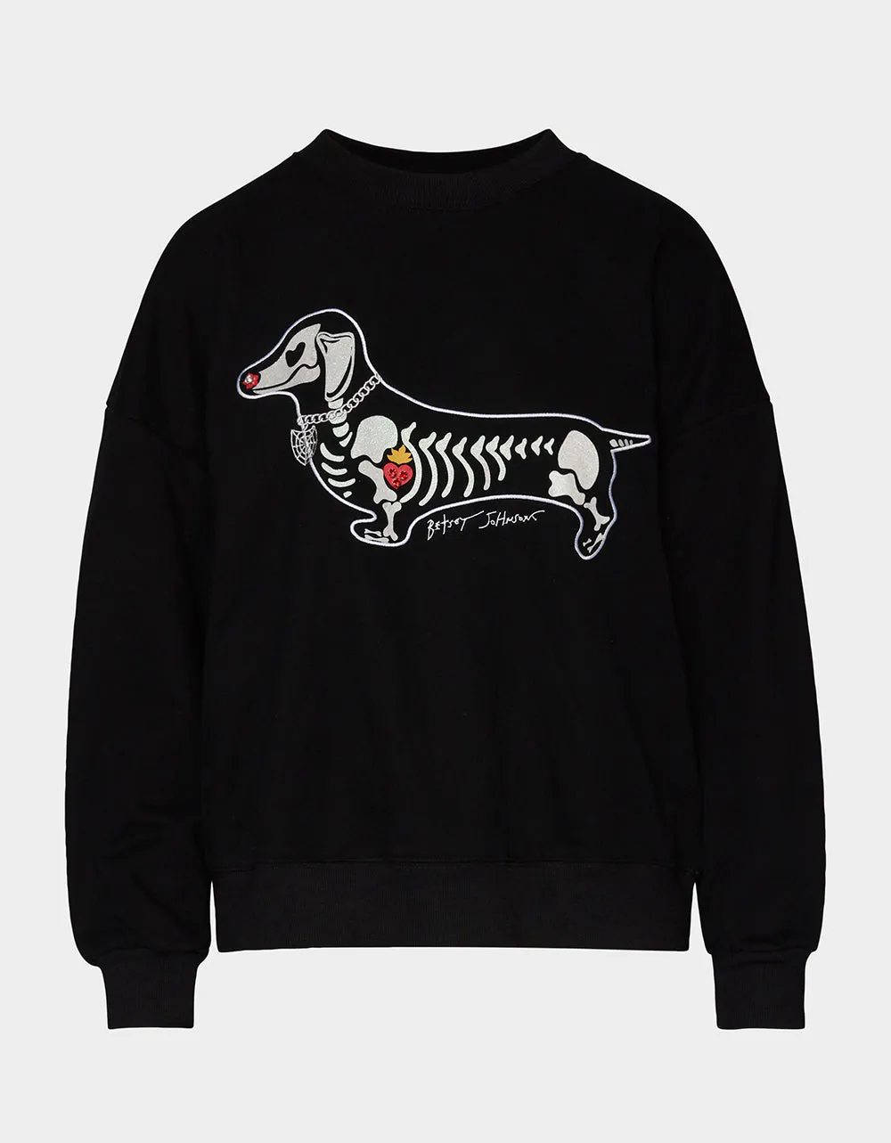 HALLOWEENIE SWEATSHIRT BLACK sold by Betsey Johnson product image thumbnail 2