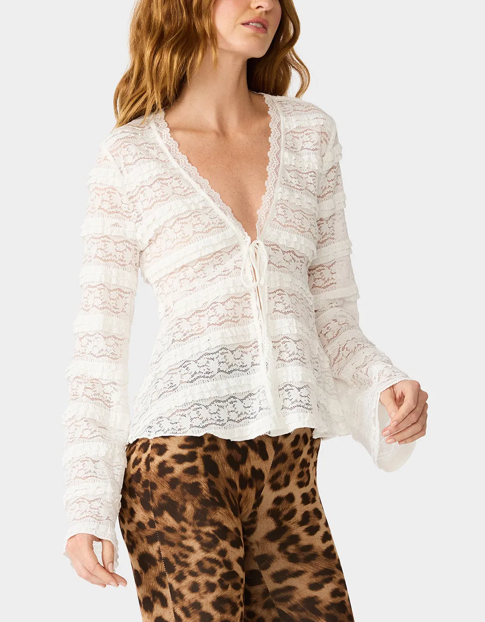 IVORY DREAM CARDIGAN sold by Betsey Johnson product image thumbnail 4