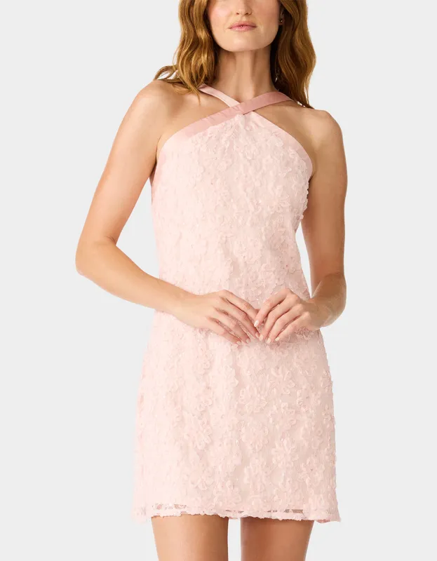 BLUSH BLOSSOM DRESS BLUSH made by Betsey Johnson