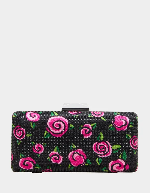 LOLLIPOP ROSE CLUTCH ROSE made by Betsey Johnson