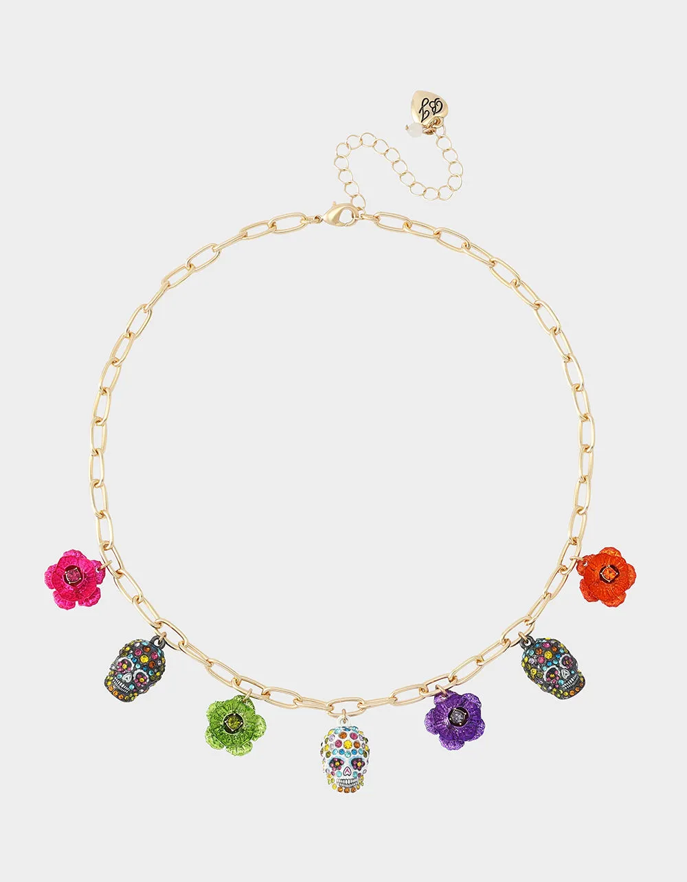 SKULL STATION NECKLACE MULTI sold by Betsey Johnson