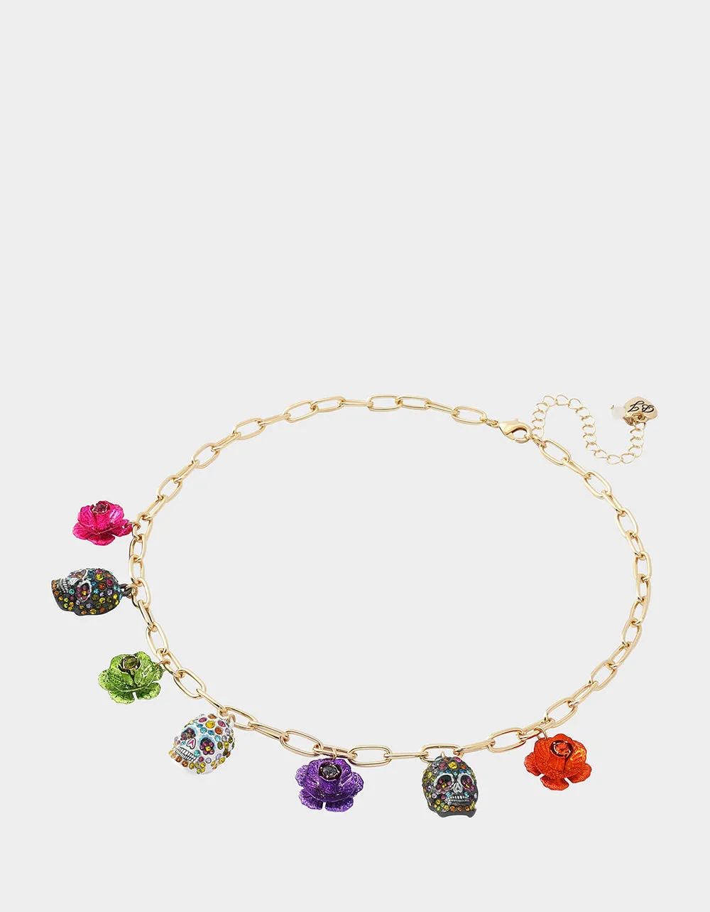 SKULL STATION NECKLACE MULTI sold by Betsey Johnson product image thumbnail 2